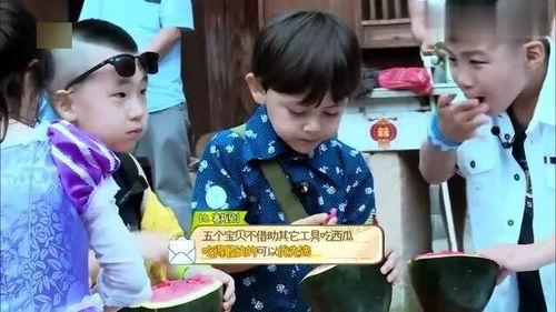 轩轩吃瓜哭的视频,网友直呼“心都化了”